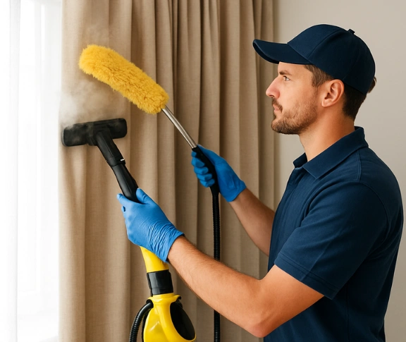 Trusted residential curtain cleaning technician Matty Curtain Cleaning herne-hill-vic QLD